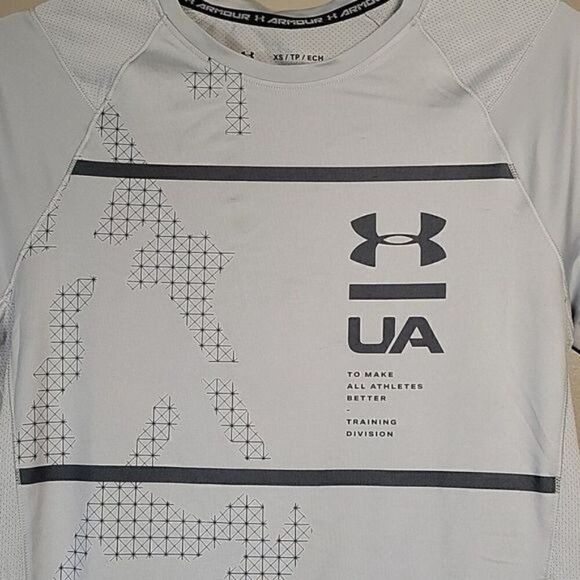 Under Armour Men's Mk-1 Short Sleeve Printed Tee Sz XS - Picture 4 of 10